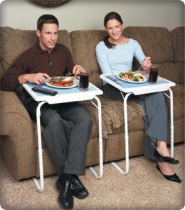 Table Mate II TV Tray Table - Folding TV Dinner Table, Couch Table